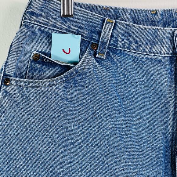 Lee Vintage Women’s 32x30 Mom Jeans 80's Blue Acid Wash Denim - Picture 10 of 10